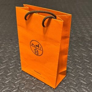 Hermes Orange Paper Bag
